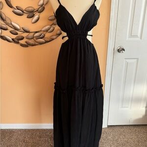 Open Back Maxi Dress